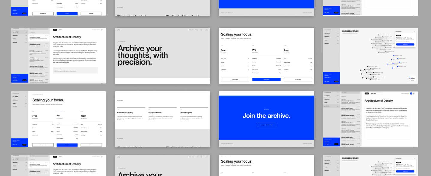 Building a precision instrument for thought — not just another notes app